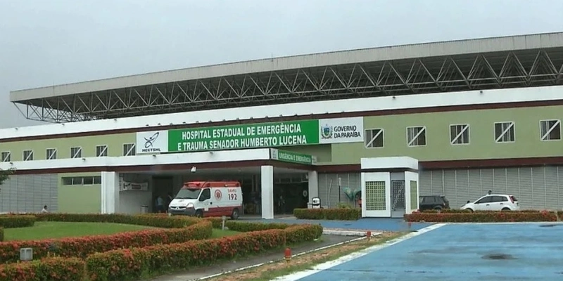 Hospital de Emergência e Trauma de João Pessoa - Reprodução/TV Cabo Branco