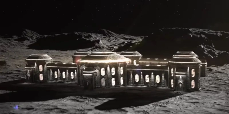 Estrutura deve ser construída em 2029 e receberá visitantes a partir de 2032 - Divulgação\Galactic Resource Utilization Space)