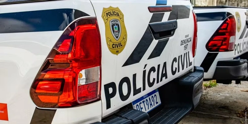 Viatura da Polícia Civil, na Paraíba - Polícia Civil/Divulgação
