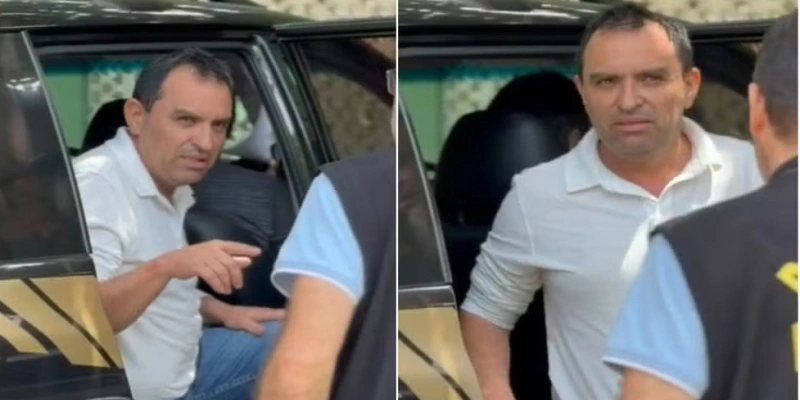 Suplente de deputado é detido por suspeita de importunação sexual contra mulher em aeroporto no Ceará - TV Verdes Mares/Reprodução