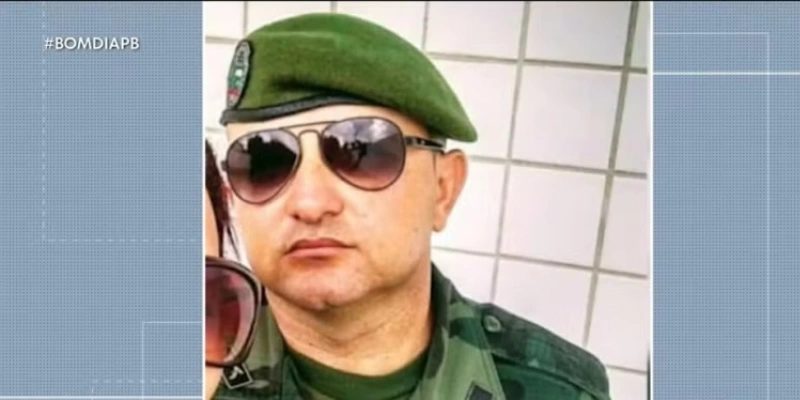 Sargento Fávio Ferreira, da Polícia Militar Ambiental, que foi morto em João Pessoa - Reprodução / TV Cabo Branco
