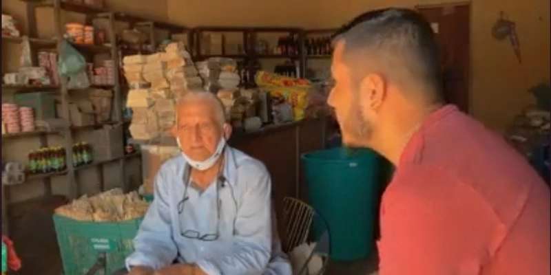 Crizanto sendo entrevistado por Arliston Jerônimo em 2020 - Diamante Online